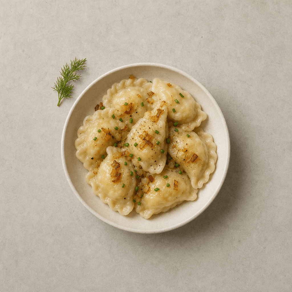 Ukrainian Varenyky (Dumplings) with Potatoes
