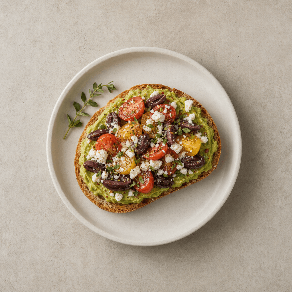 Mediterranean Avocado Toast