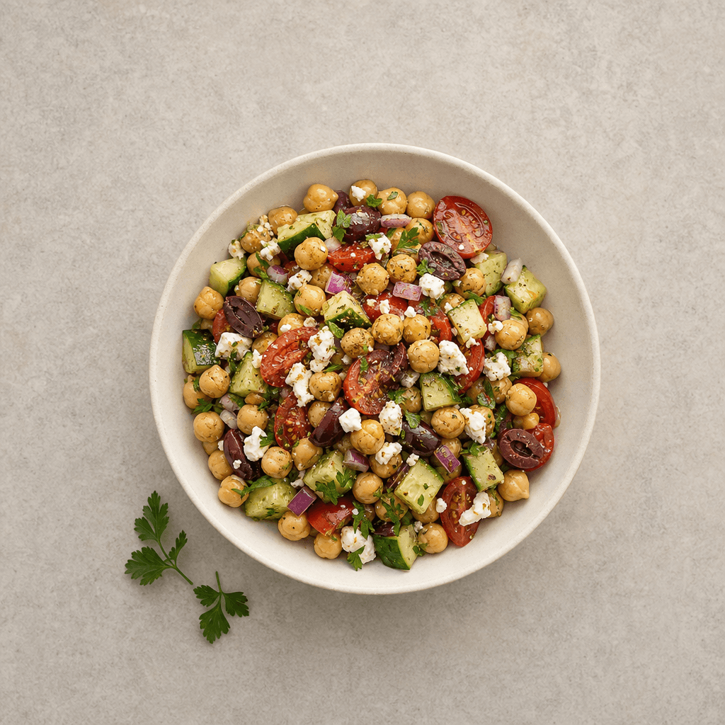 Mediterranean Chickpea Salad