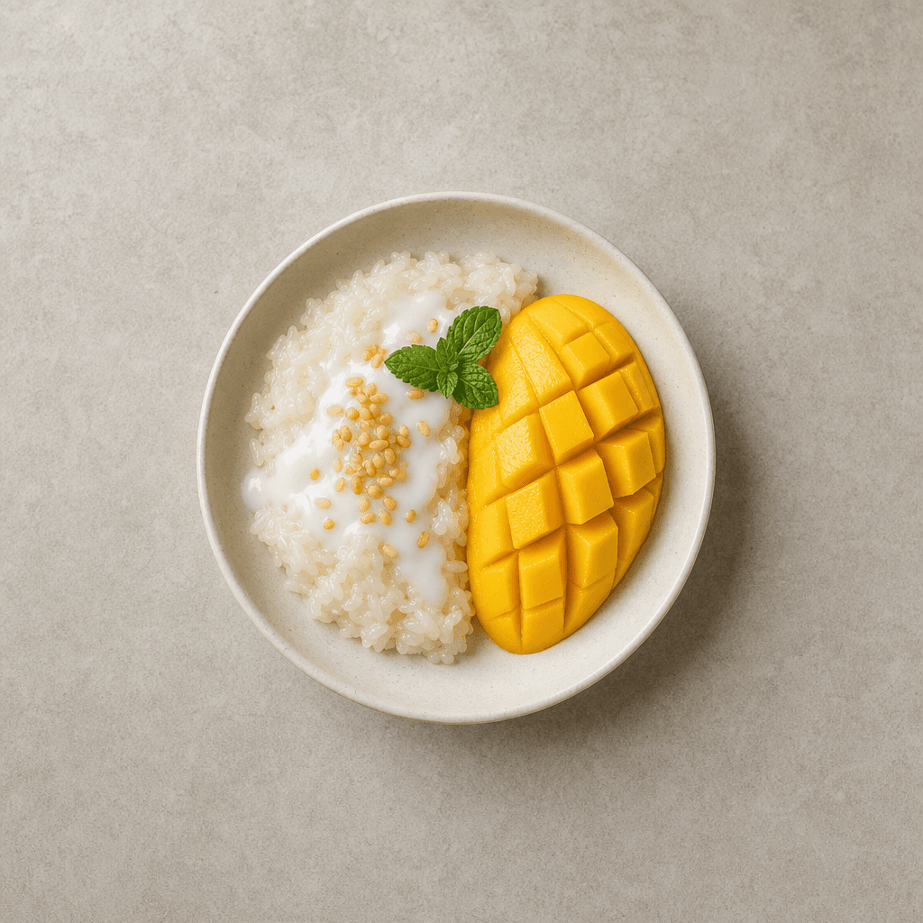 Thai Coconut Sticky Rice with Mango