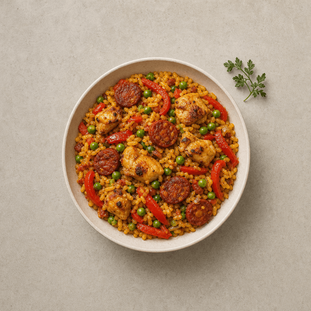 Spanish Chicken and Chorizo Paella
