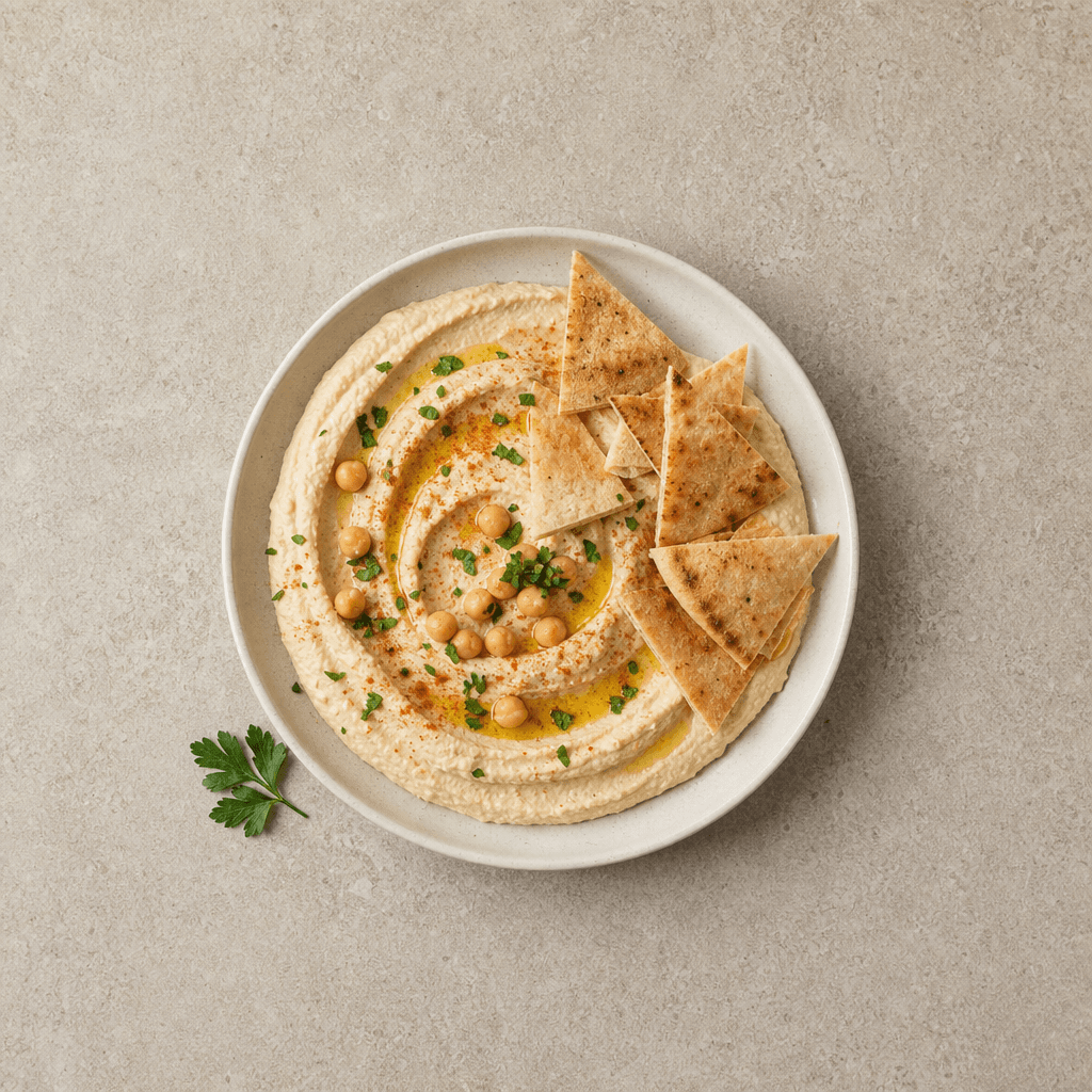 Mediterranean Hummus with Pita Chips
