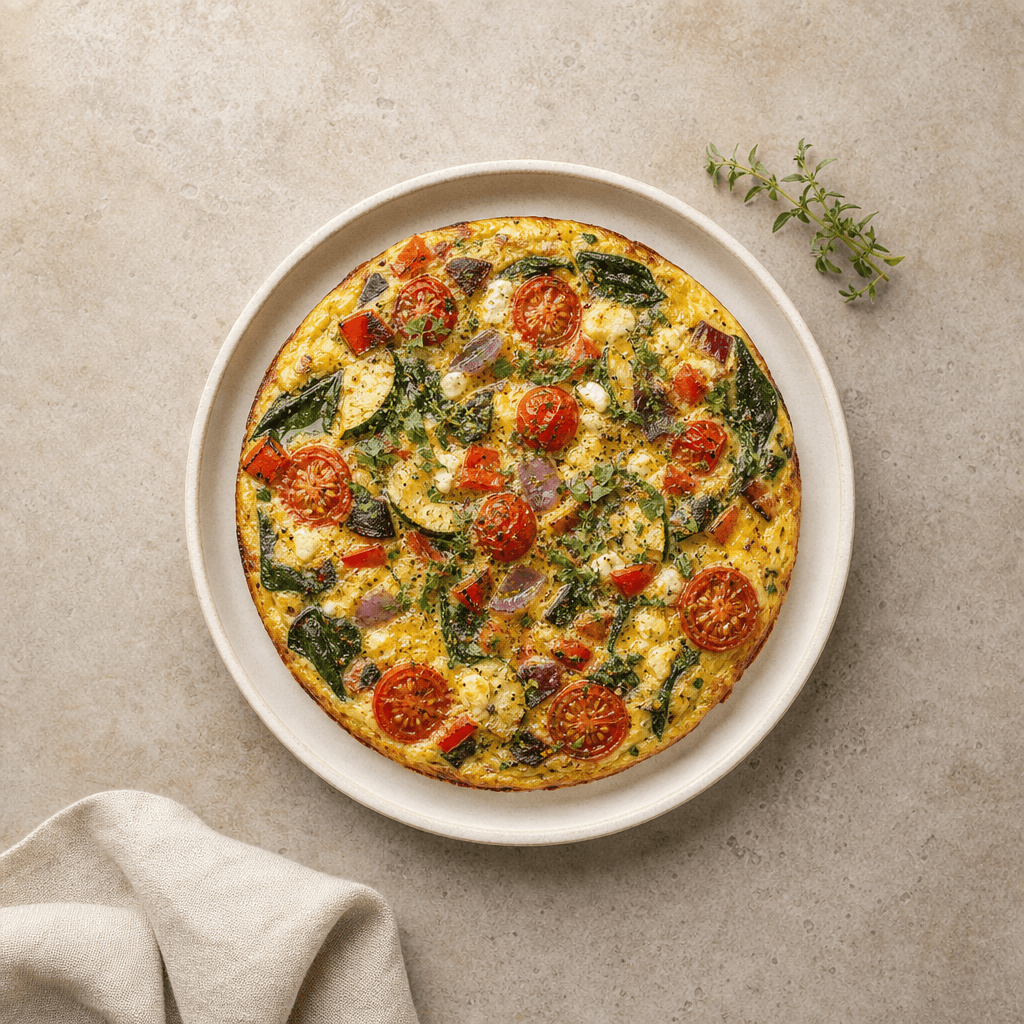 Mediterranean Vegetable Frittata