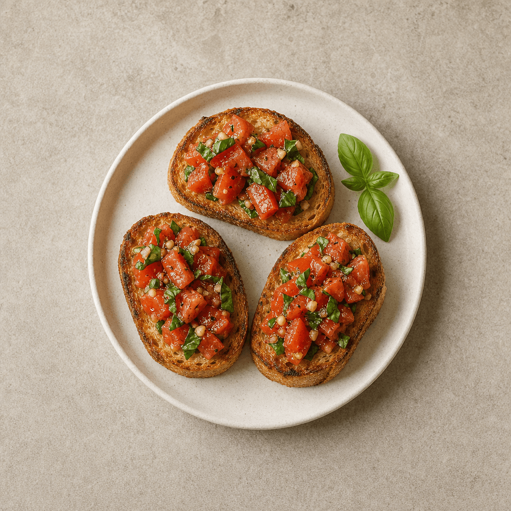 Bruschetta with Tomato and Basil