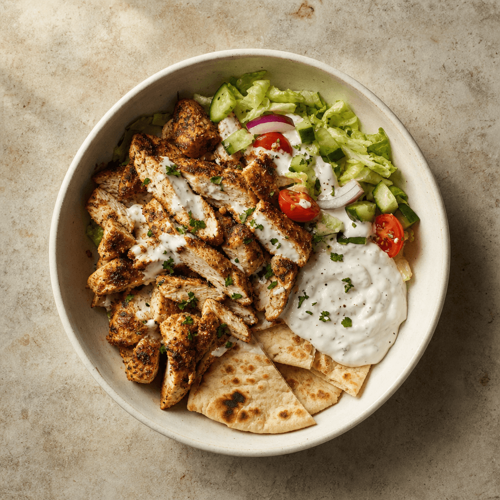 Chicken Shawarma with Garlic Sauce