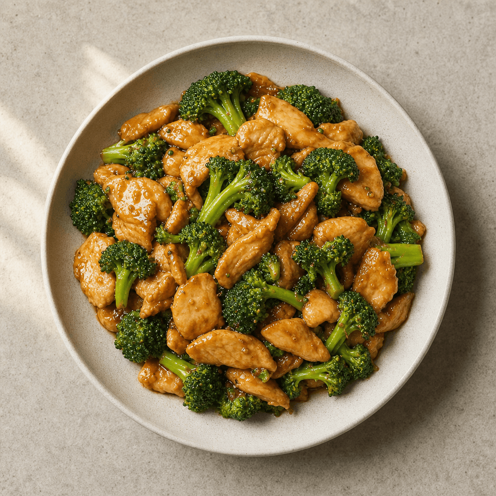 Stir-Fried Chicken with Broccoli