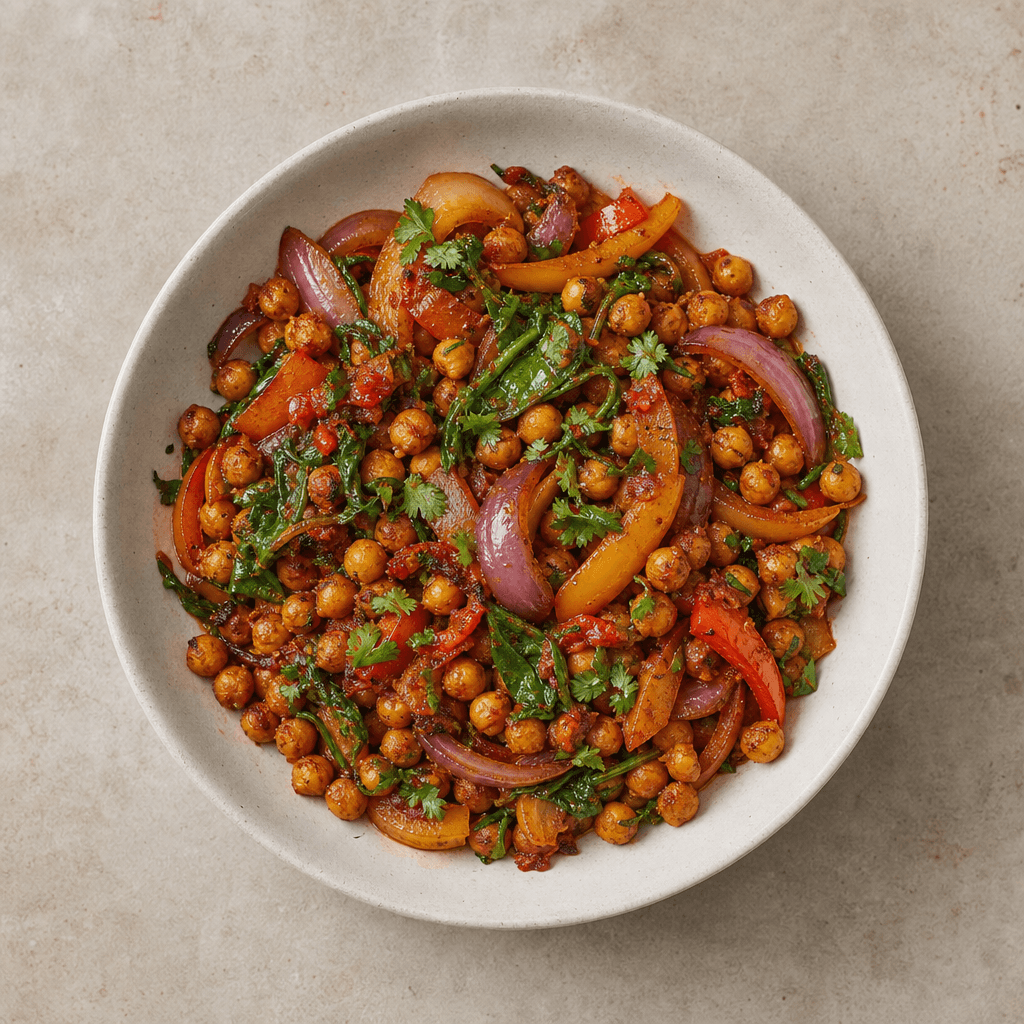 Spicy Chickpea Stir-Fry