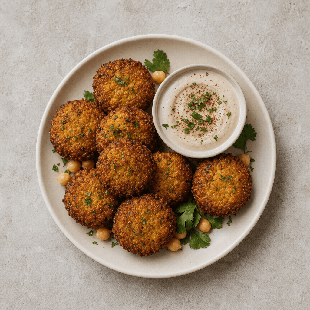 Spiced North African Chickpea Fritters