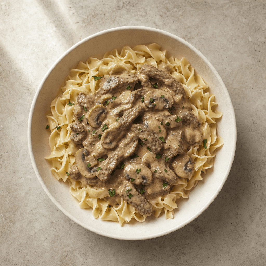 Beef Stroganoff