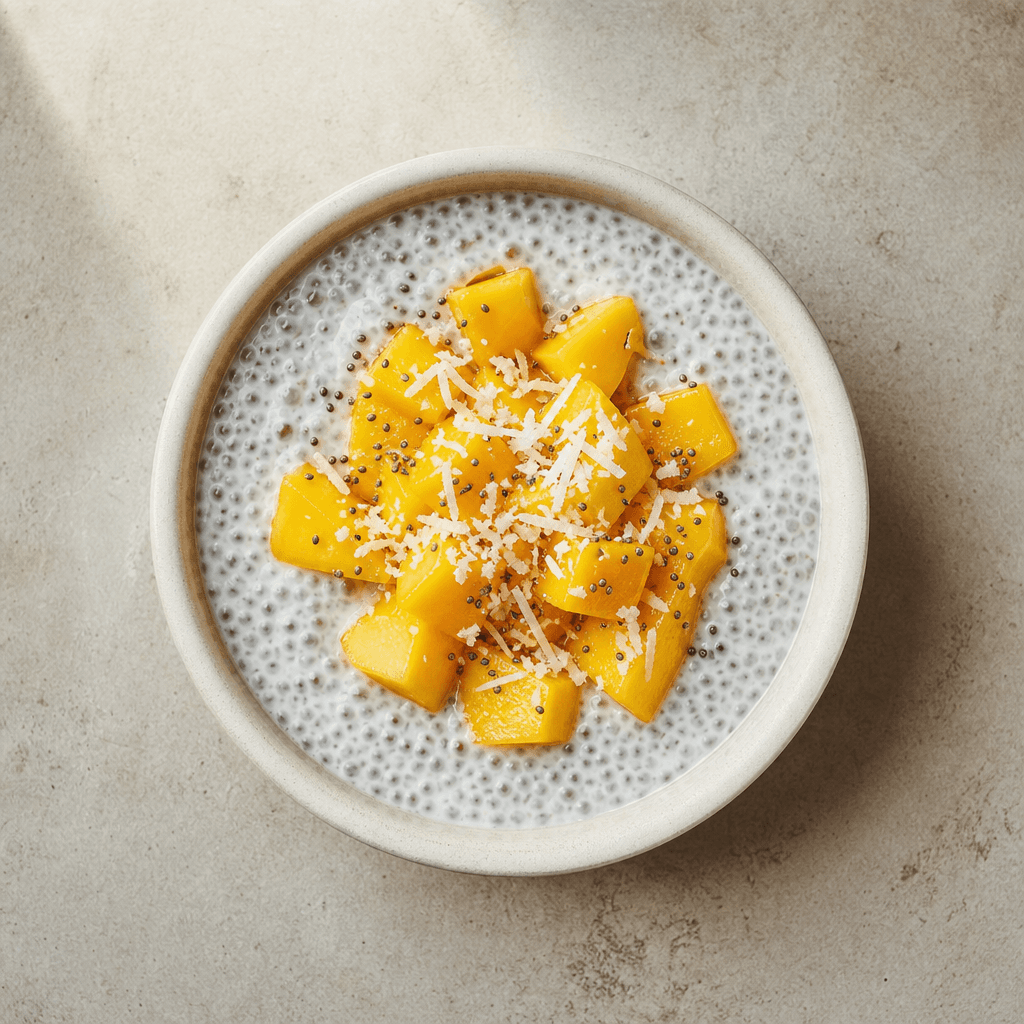 Coconut Mango Chia Pudding