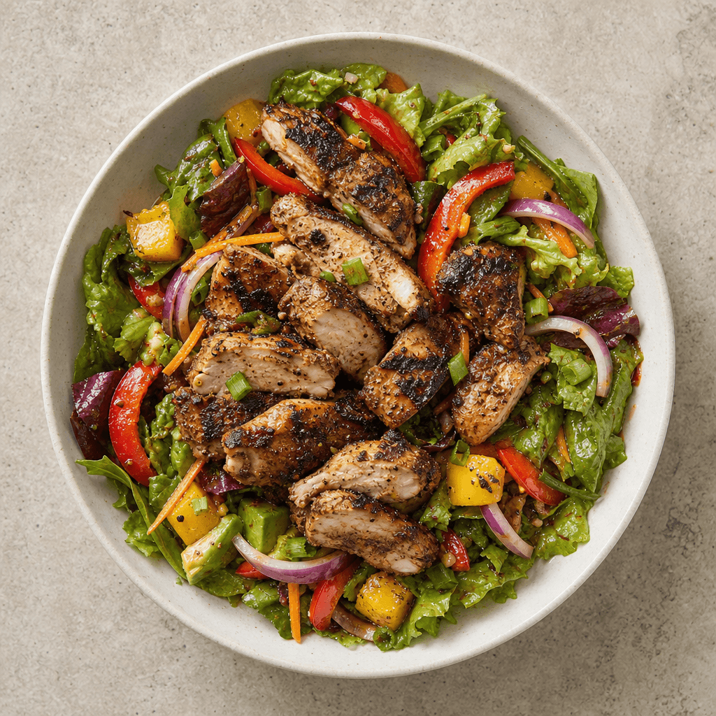 Caribbean Jerk Chicken Salad